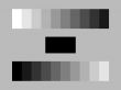 grey calibration test bars