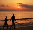 Couple at sunset
