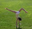 Girl exercising