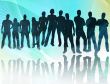 textures style of people silhouettes