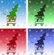 Four fur-trees