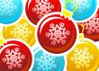 xmas balls background