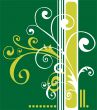 green abstract pattern