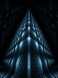 Fractal Abstact Background - 3d persective effect