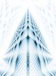 Fractal Abstact Background - 3d persective effect