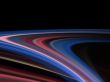 Fractal Abstact Background - Colorful curving stripes