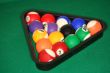 racked billiard balls, ready for the break