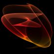 red background