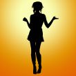 Silhouettes of sexy females