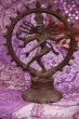 Bronze Shiva on purple