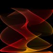 red background