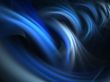 Fractal Abstract Background - Arching blues