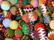 Decorative knitted spheres