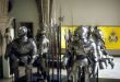 Armor of medieval knights