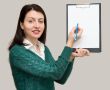 business woman with notepad