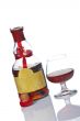 Brandy glass and bottle