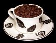 Decorative Coffee Bean Cup