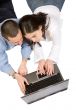 students on a laptop