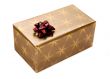 golden gift isolated