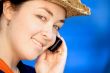 girl talking on a cellphone