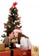 couple at christmas time