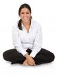 girl sitting on the floor