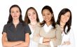 diverse female business team
