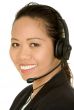 Asian customer service girl