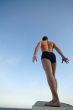 man and sky