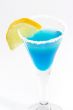 Blue Margarita With Lemon