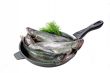 Pan with trouts