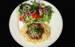 Spaghetti Bolognese And Salad
