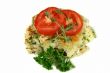 Potato, Cabbage And Chive Stack