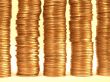 Gold coins.