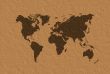 World map parchment
