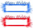 winter holiday tags