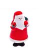 Isolated Porcelain Christmas Figurine: Santa Claus