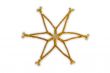 Gold Christmas Beaded Star