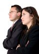 business partners full of expectations