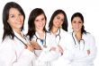 medical team with females only