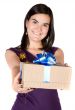 girl with a gift