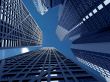 corporate buildings in perspective