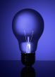 blue lightbulb