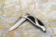 knife on a map