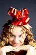 girl red bow