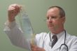 Doctor with an IV