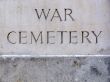 War Cemetery Plaque