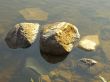 Underwater stones