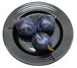 Plums served at Black Japanese plate 2