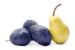 Plums and pear